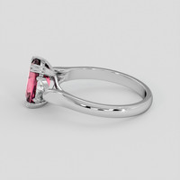 2.09 Ct. Pink Spinel Ring, Platinum 950 4
