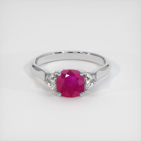 1.22 Ct. Ruby Ring, Platinum 950 1