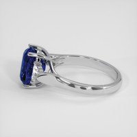 3.77 Ct. Blue Sapphire Ring, Platinum 950 4