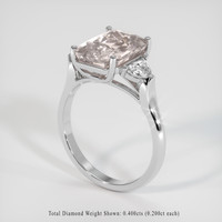 4.16 Ct. Sapphire Ring, Platinum 950 2