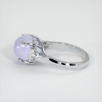 6.04 Ct. Grey Sapphire Ring, Platinum 950 4
