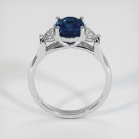 1.80 Ct. Blue Sapphire Ring, Platinum 950 3