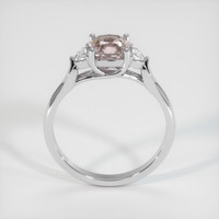0.99 Ct. Peach Sapphire Ring, Platinum 950 3