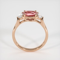 1.66 Ct. Padparadscha Sapphire Ring, 18K Rose Gold 3