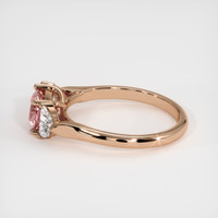 1.66 Ct. Padparadscha Sapphire Ring, 18K Rose Gold 4