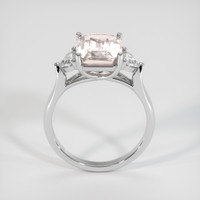 4.16 Ct. Peach Sapphire Ring, 18K Rose Gold 3