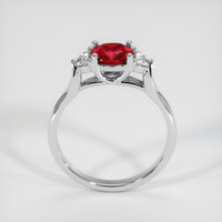 1.37 Ct. Ruby Ring, 10K White Gold 3
