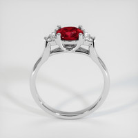 1.55 Ct. Ruby Ring, 10K White Gold 3