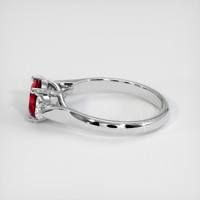 1.55 Ct. Ruby Ring, 10K White Gold 4