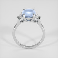 6.05 Ct. Blue Sapphire Ring, 10K White Gold 3