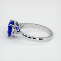 4.05 Ct. Sapphire Ring, 14K White Gold 4