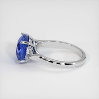 4.69 Ct. Sapphire Ring, 14K White Gold 4