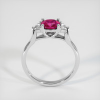 1.22 Ct. Ruby Ring, 14K White Gold 3