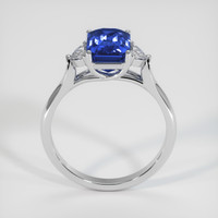 2.67 Ct. Blue Sapphire Ring, 14K White Gold 3