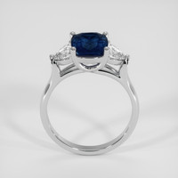 2.72 Ct. Blue Sapphire Ring, 14K White Gold 3