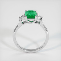 1.35 Ct. Emerald Ring, 18K White Gold 3