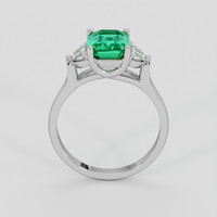 1.86 Ct. Emerald Ring, 18K White Gold 3