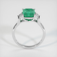 2.16 Ct. Emerald Ring, 18K White Gold 3