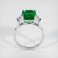 4.18 Ct. Emerald Ring, 18K White Gold 3