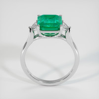 3.09 Ct. Emerald Ring, 18K White Gold 3