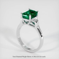 Emerald Ring 2.62 Ct., 18K White Gold Preview