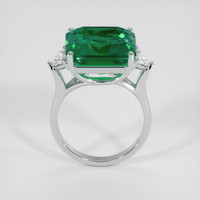 7.85 Ct. Emerald Ring, 18K White Gold 3