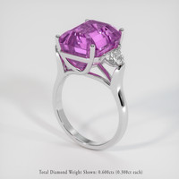 10.63 Ct. Gemstone Ring, 18K White Gold 2