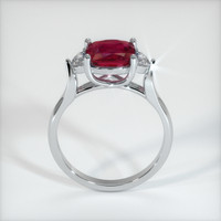 2.76 Ct. Ruby Ring, 18K White Gold 3