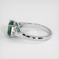 2.44 Ct. Sapphire Ring, 18K White Gold 4