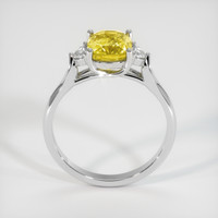 2.68 Ct. Yellow Sapphire Ring, 18K White Gold 3