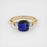 2.07 Ct. Sapphire Ring, 14K Yellow Gold 1