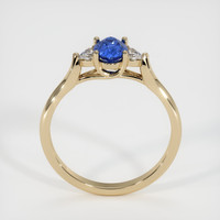 0.96 Ct. Blue Sapphire Ring, 14K Yellow Gold 3