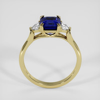 4.02 Ct. Blue Sapphire Ring, 14K Yellow Gold 3