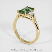 2.05 Ct. Sapphire Ring, 14K Yellow Gold 2