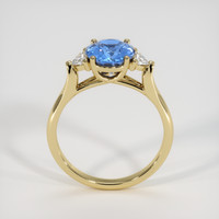 2.49 Ct. Blue Sapphire Ring, 14K Yellow Gold 3