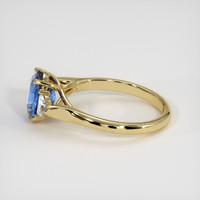 2.49 Ct. Blue Sapphire Ring, 14K Yellow Gold 4