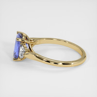 2.57 Ct. Purplish Blue Sapphire Ring, 14K Yellow Gold 4