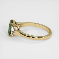 1.74 Ct. Green Sapphire Ring, 14K Yellow Gold 4