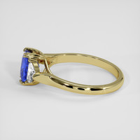 1.49 Ct. Blue Sapphire Ring, 14K Yellow Gold 4