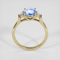 2.57 Ct. Blue Sapphire Ring, 14K Yellow Gold 3
