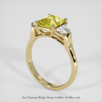2.24 Ct. Yellow Sapphire Ring, 14K Yellow Gold 2
