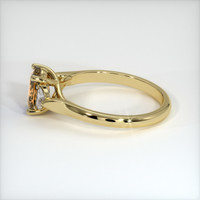 1.64 Ct. Yellowish Brown Sapphire Ring, 14K Yellow Gold 4