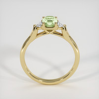 1.31 Ct. Yellowish Green Sapphire Ring, 14K Yellow Gold 3