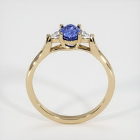 0.99 Ct. Blue Sapphire Ring, 18K Yellow Gold 3