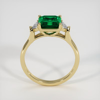 1.52 Ct. Emerald Ring, 18K Yellow Gold 3