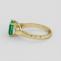 1.86 Ct. Emerald Ring, 18K Yellow Gold 4