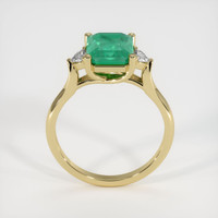 2.16 Ct. Emerald Ring, 18K Yellow Gold 3