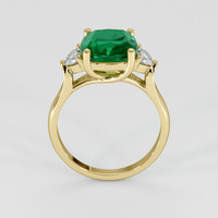 1.89 Ct. Emerald Ring, 18K Yellow Gold 3