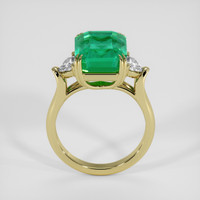 4.51 Ct. Emerald Ring, 18K Yellow Gold 3