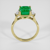 2.08 Ct. Emerald Ring, 18K Yellow Gold 3
